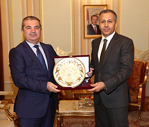 Rektörümüzün İstanbul Valisi Ali YERLİKAYA'yı tebrik ziyareti