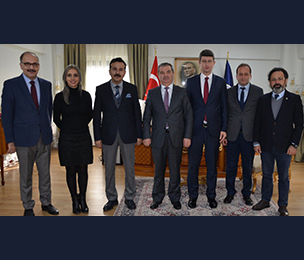 Düzce Çilimli Kaymakamı ve İlçe Milli Eğitim Müdürü Üniversitemizi Ziyaret Etti.