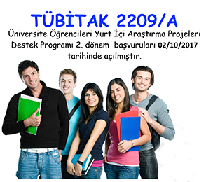 TÜBİTAK 2209/A programı 2. Başvuru dönemi başladı