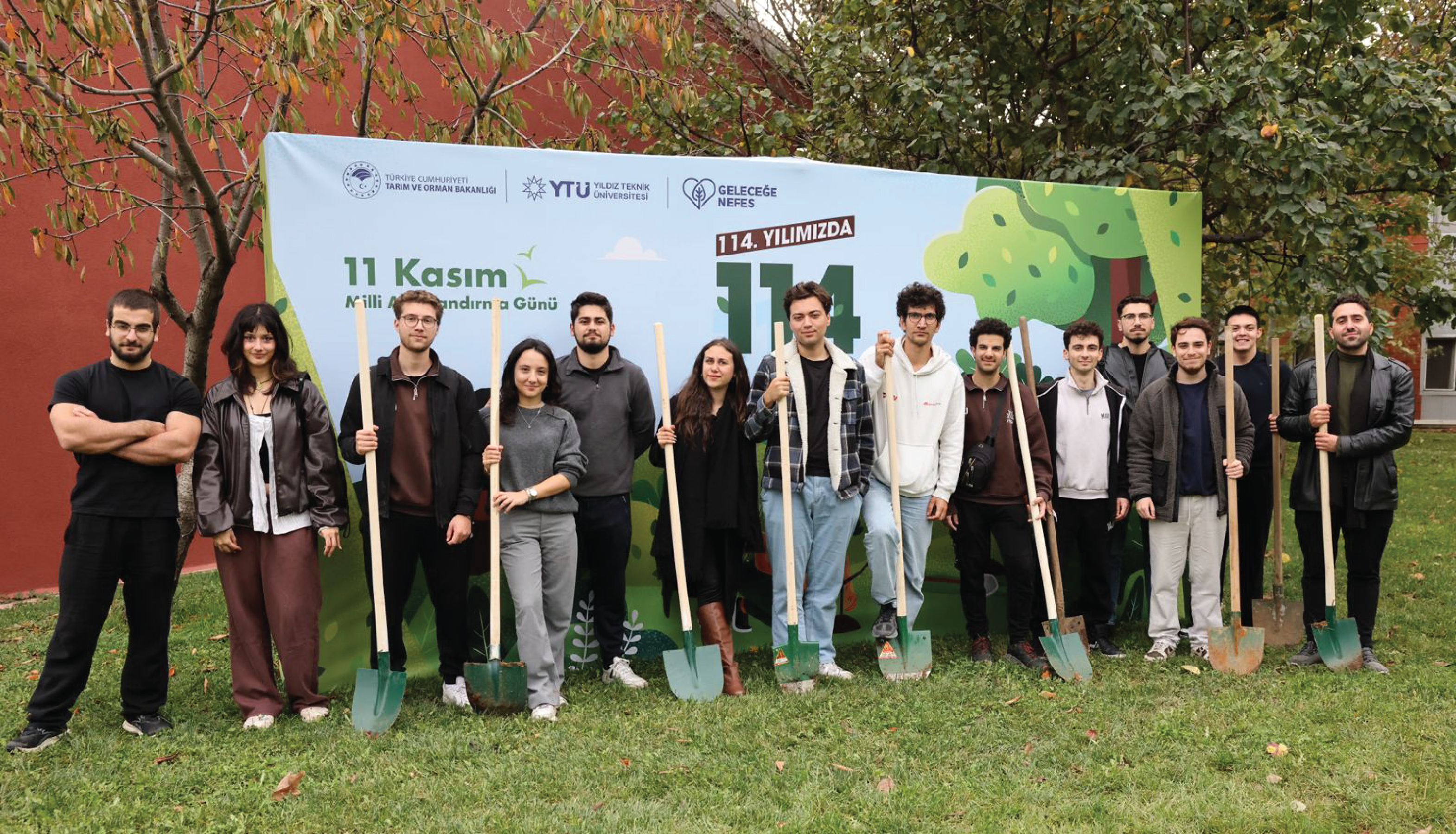 YTÜ 114. Yılında 114 Ağaçla Geleceğe Nefes