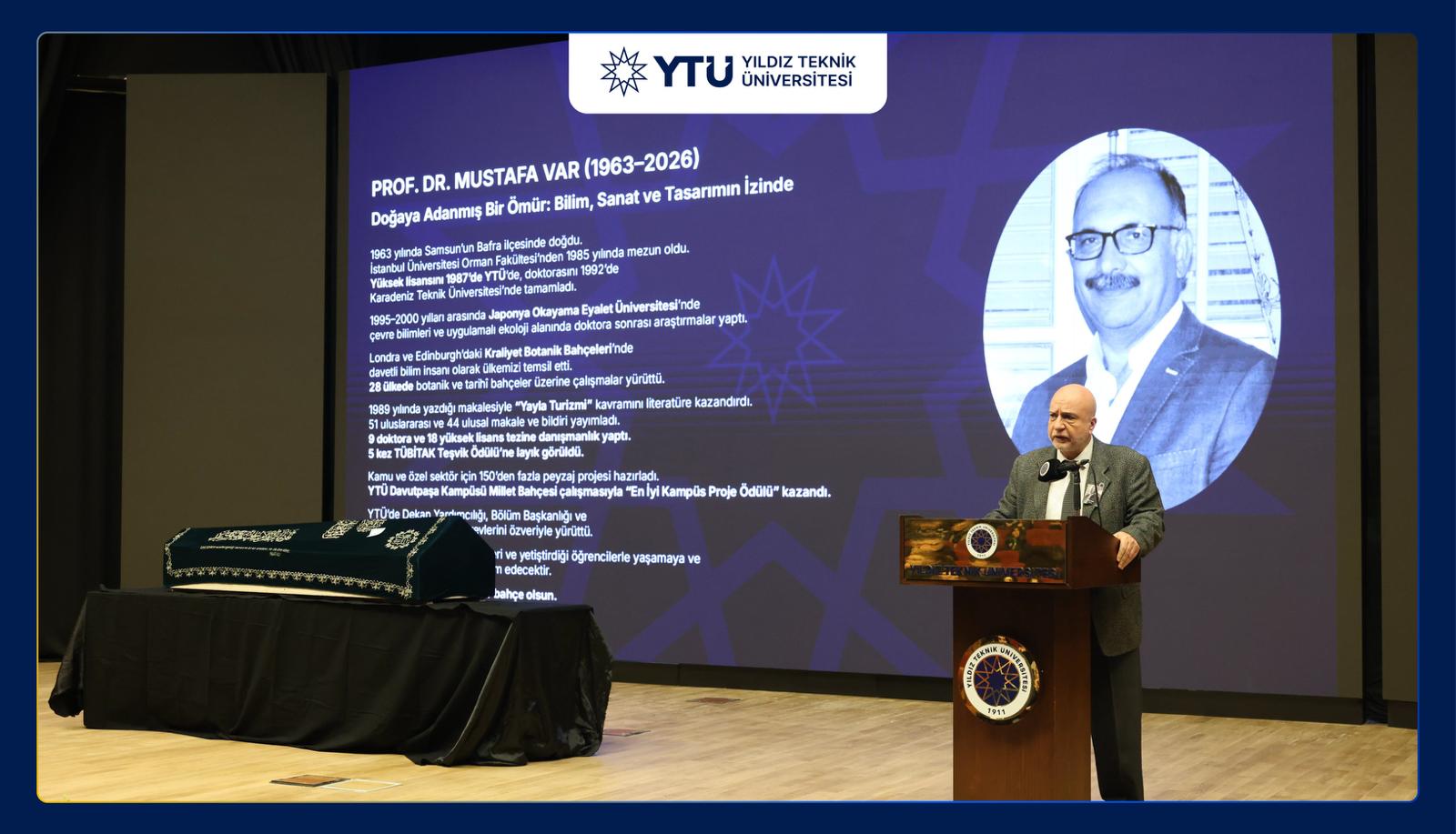 Prof. Dr. Mustafa VAR'a Hüzünlü Veda YTÜ