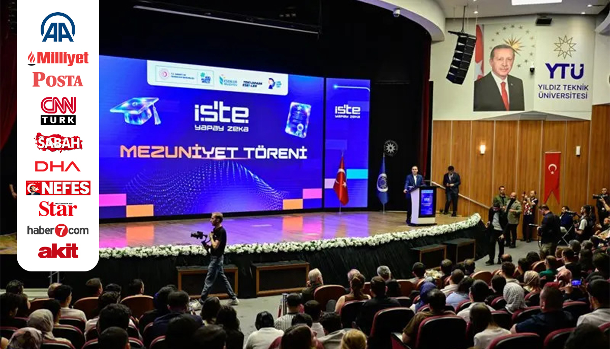 YTÜ'de İş'te Yapay Zeka mezuniyet töreni 