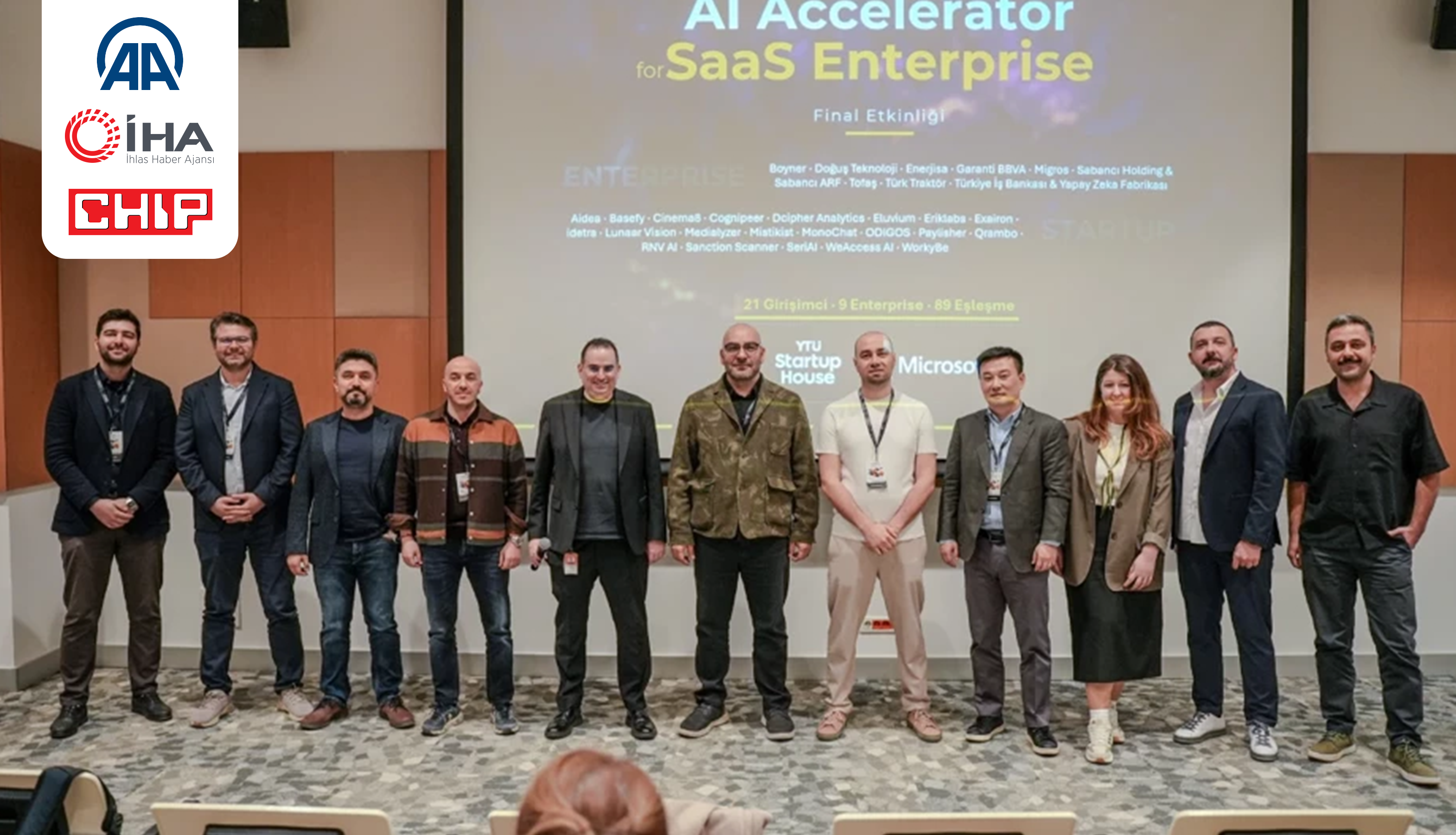 YTU Startup House ve Microsoft işbirliğiyle 21 girişimci kurumsal partnerlerle proje geliştirdi