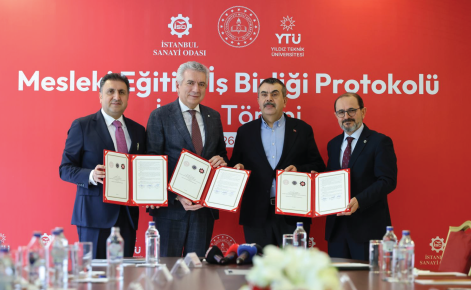 MEB, YTÜ ve İSO’dan mesleki eğitime model olacak iş birliği