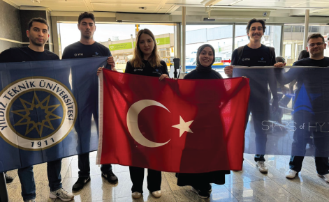 YTÜ öğrencilerinin gemilerde karbon emisyonunu düşüren projesi Fransa’da Türk bayrağını dalgalandırdı