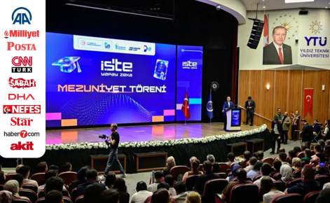 YTÜ'de İş'te Yapay Zeka mezuniyet töreni 