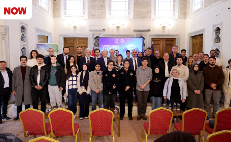 F-35 için görünmezlik polimeri geliştiren Ergun Kırlıkovalı ile Prof. Dr. Murat Taş YTÜ'de