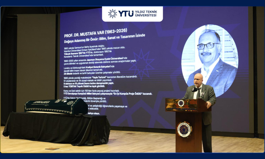 Prof. Dr. Mustafa VAR'a Hüzünlü Veda YTÜ