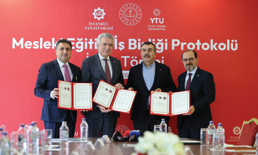 MEB, YTÜ ve İSO’dan mesleki eğitime model olacak iş birliği