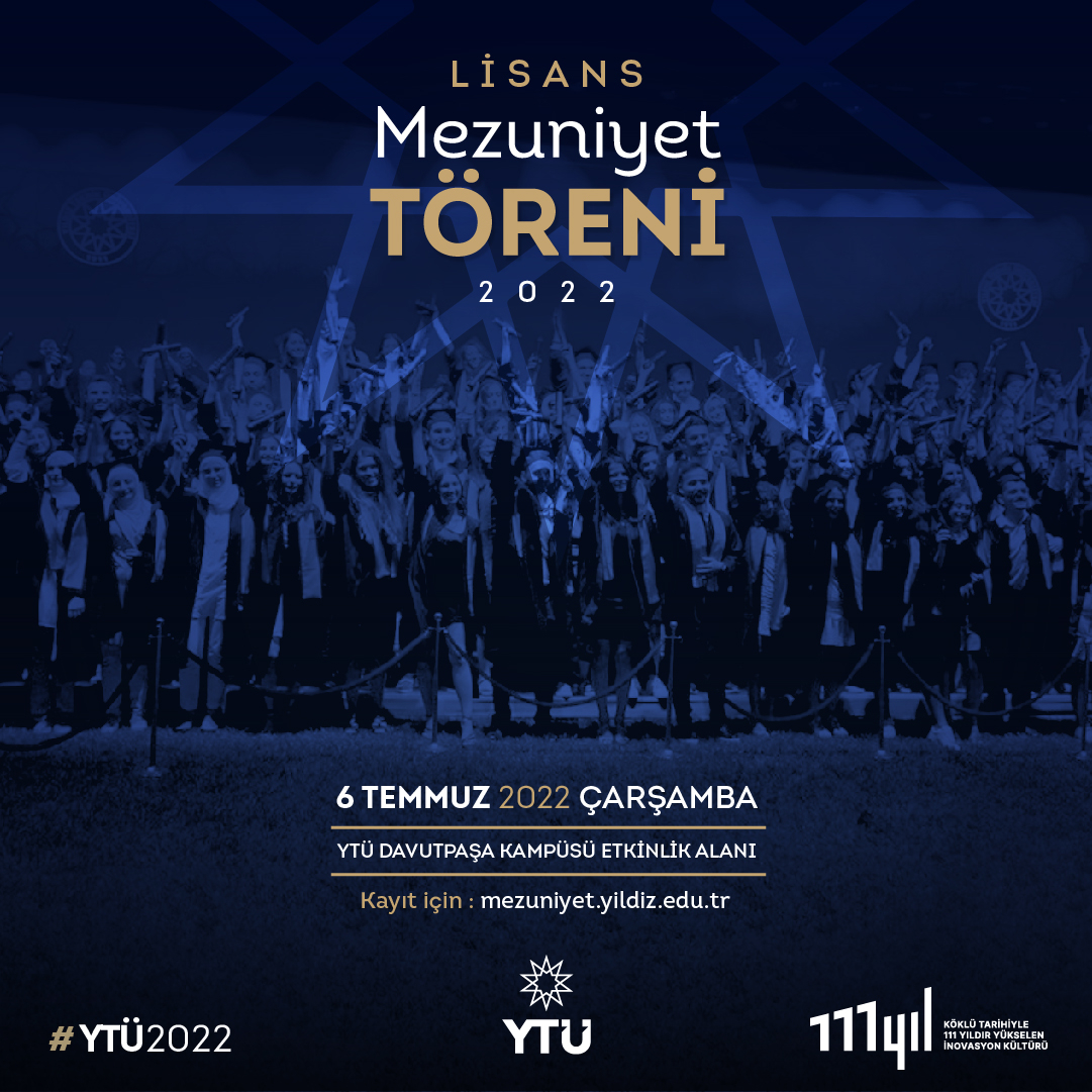 YTÜ Lisans Mezuniyet Töreni